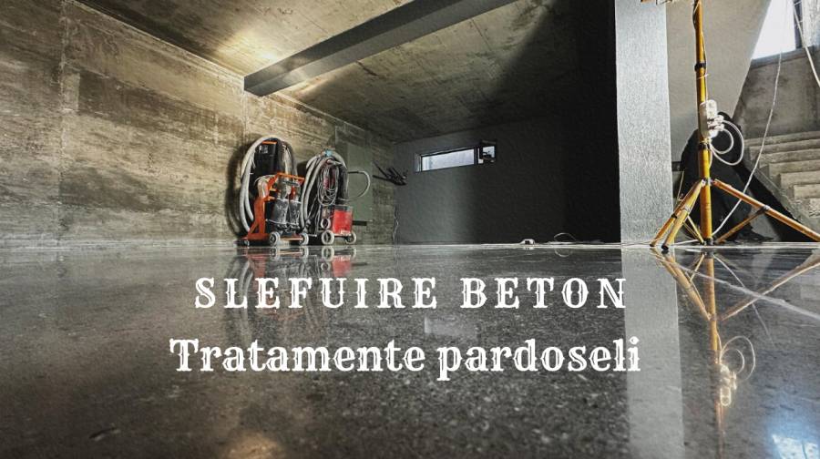 Slefuire finisare pardoseli beton, mozaic, marmura