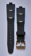 curea ceas Bvlgari neagra, silicon