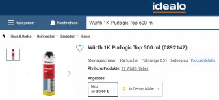 Wurth Purlogic Top 1K spuma profesionala gri de mo