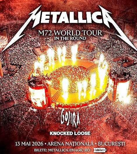 Bilete la Metallica 2026