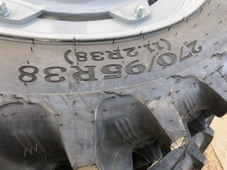 Vand un set de roti complete pt tractor 270/95 R38, Timișoara