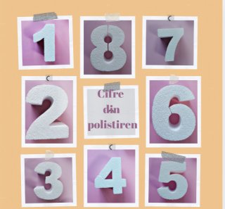 Cifre din polistiren