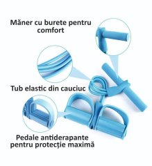 Trainer coardă abdominală albastru angro