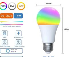 Bec smart WiFi de 10W RGB C+W - 2