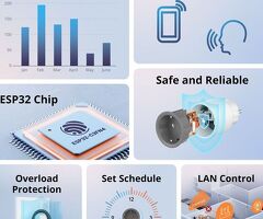 Adaptor priză Smart Controlabilă din Telefon – Sonoff iPlug S60 WiFi 16A - 6