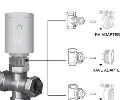 Robinet Termostatic Smart pentru Radiator – Compatibil Zigbee Tuya